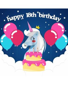 Horse Balloon Computer Printed Photography Backdrop AUT-108