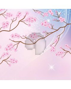Flower Pink Computer Printed Photography Backdrop AUT-156