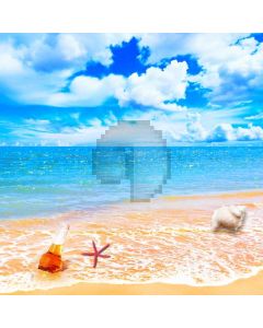 Sea Cloud Computer Printed Photography Backdrop AUT-197