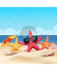 Sea Bird Sky Computer Printed Photography Backdrop AUT-199