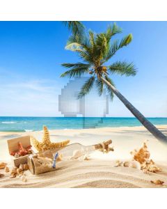 Sea Sand Glass Tree Computer Printed Photography Backdrop AUT-256