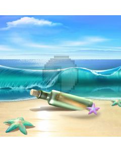 Bottle Cloud Sea Computer Printed Photography Backdrop AUT-263