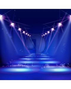 Light Blue Computer Printed Photography Backdrop AUT-270