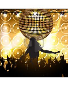 Ball Light People Computer Printed Photography Backdrop AUT-301