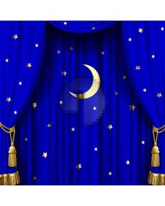 Moon Star Curtain Computer Printed Photography Backdrop AUT-308
