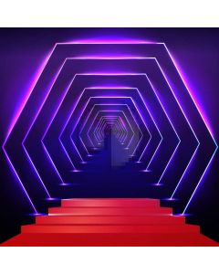 Stair Purple Computer Printed Photography Backdrop AUT-309