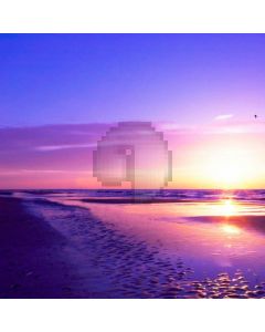 Sea Sunset Computer Printed Photography Backdrop AUT-337