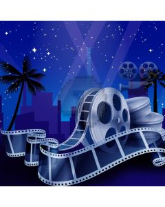 Night Tree Star Film Computer Printed Photography Backdrop AUT-347