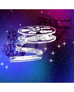 Film Star Computer Printed Photography Backdrop AUT-354