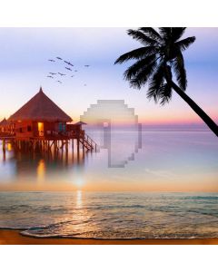 Tree Sea Computer Printed Photography Backdrop AUT-377