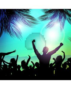 People Sun Computer Printed Photography Backdrop AUT-378