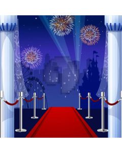 Pillar Firework Computer Printed Photography Backdrop AUT-386