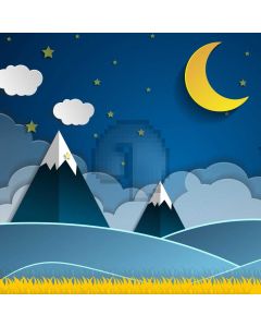 Moon Star Computer Printed Photography Backdrop AUT-397