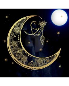 Star Moon Computer Printed Photography Backdrop AUT-403