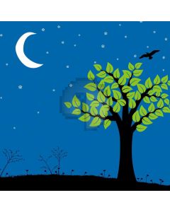 Tree Bird Computer Printed Photography Backdrop AUT-410