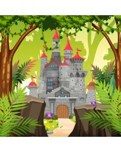 Castle Tree Computer Printed Photography Backdrop AUT-412
