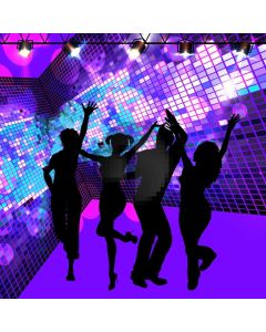 People Lights Computer Printed Photography Backdrop AUT-440