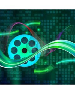 Purple Green Computer Printed Photography Backdrop AUT-441