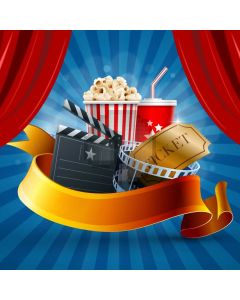 Curtain Movie Computer Printed Photography Backdrop AUT-452