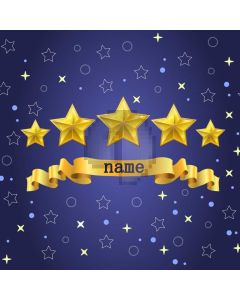Purple Yellow Star Computer Printed Photography Backdrop AUT-463