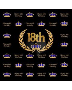 Crown Anniversary Computer Printed Photography Backdrop AUT-476