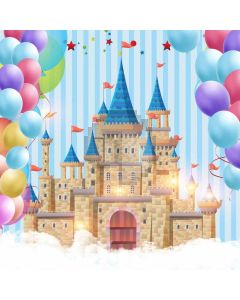 Castle Ballon Computer Printed Photography Backdrop AUT-505