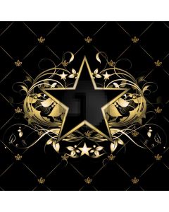 Star Black Computer Printed Photography Backdrop AUT-513