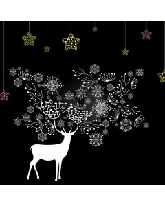 Deer Night Snowflake Computer Printed Photography Backdrop AUT-530