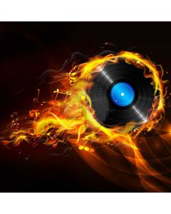 Film CD Fire Computer Printed Photography Backdrop AUT-570