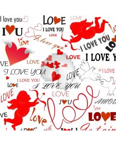 Heart Bird Love Computer Printed Photography Backdrop AUT-573