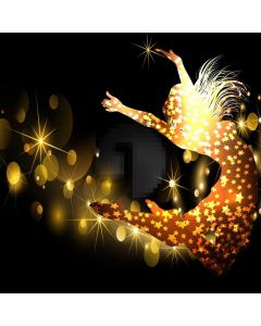 Stars Girl Computer Printed Photography Backdrop AUT-578