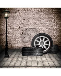 Wheel Light Computer Printed Photography Backdrop AUT-596