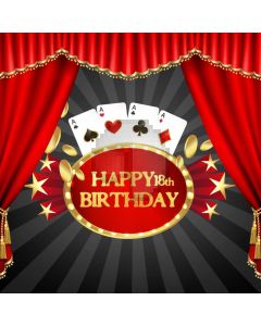 Curtain Birthday Computer Printed Photography Backdrop AUT-624