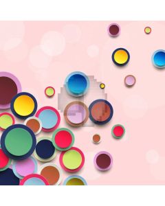 Pink Blue Computer Printed Photography Backdrop AUT-633