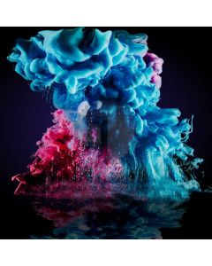 Red Blue Computer Printed Photography Backdrop AUT-639