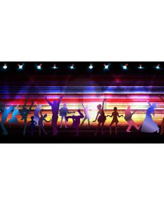 Dancer Stage Light Computer Printed Photography Backdrop AUT-645