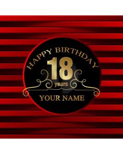 Birthday Stripe Computer Printed Photography Backdrop AUT-657