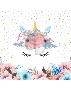 Flower Eyelash Computer Printed Photography Backdrop AUT-678