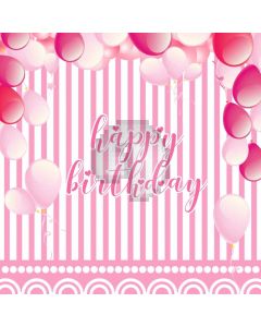 Birthday Pink Computer Printed Photography Backdrop AUT-688