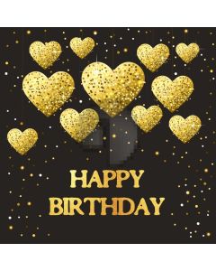 Birthday Heart Computer Printed Photography Backdrop AUT-699