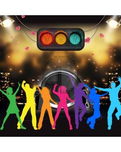 Lights People Computer Printed Photography Backdrop AUT-702