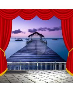 Road Pillar Computer Printed Photography Backdrop AUT-707