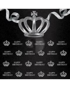Birthday Crown Computer Printed Photography Backdrop AUT-710