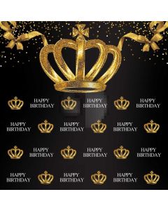 Birthday Crown Computer Printed Photography Backdrop AUT-712