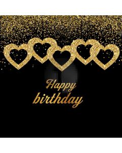 Birthday Heart Computer Printed Photography Backdrop AUT-745