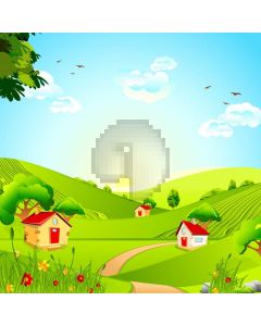 House Farmerland Computer Printed Photography Backdrop AUT-764