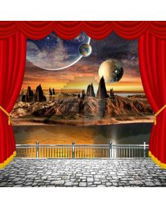 Curtain Moon Computer Printed Photography Backdrop AUT-798