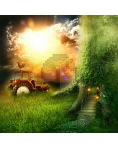 Road Light Computer Printed Photography Backdrop AUT-800
