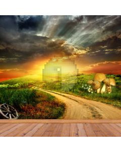 Road Light Computer Printed Photography Backdrop AUT-809
