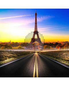 Road Tower Computer Printed Photography Backdrop AUT-827
